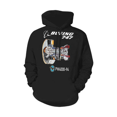 BOEING 747 All Over Print Hoodie jacket e-joyer